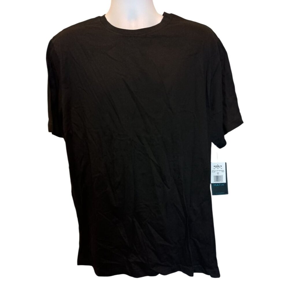 Matix Essential Black Short Sleeve T-Shirt Men's  Sz. XXL